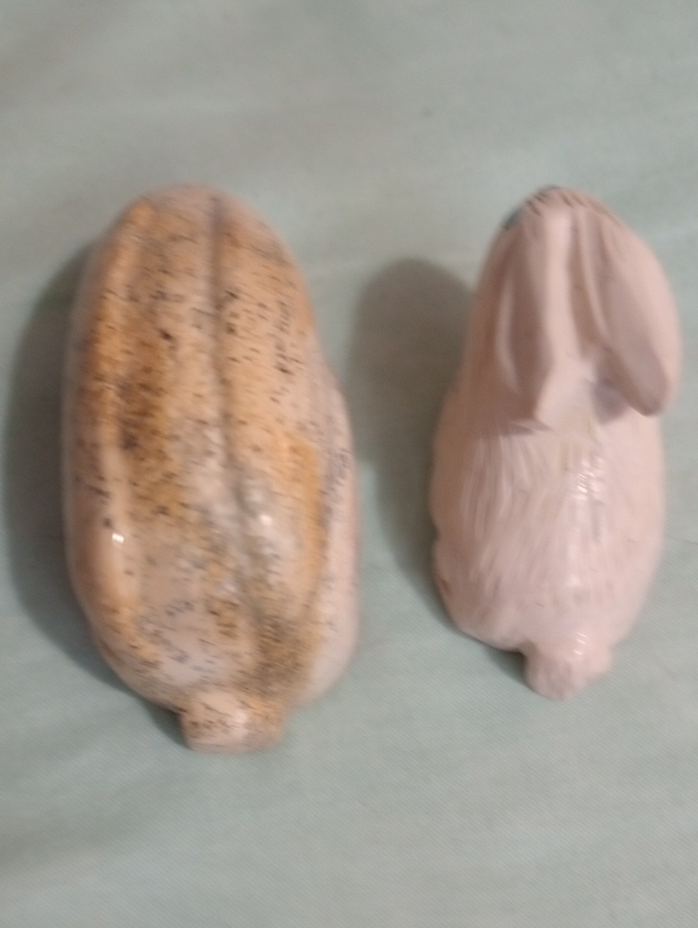 Carved Stone Bunny Rabbits - Picture 6 of 6